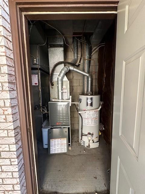 utilities with gas water heater