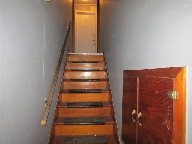 view of stairs