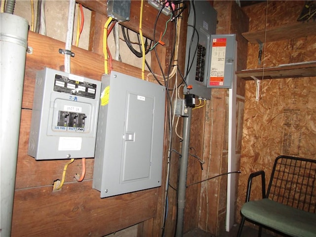 utilities with electric panel