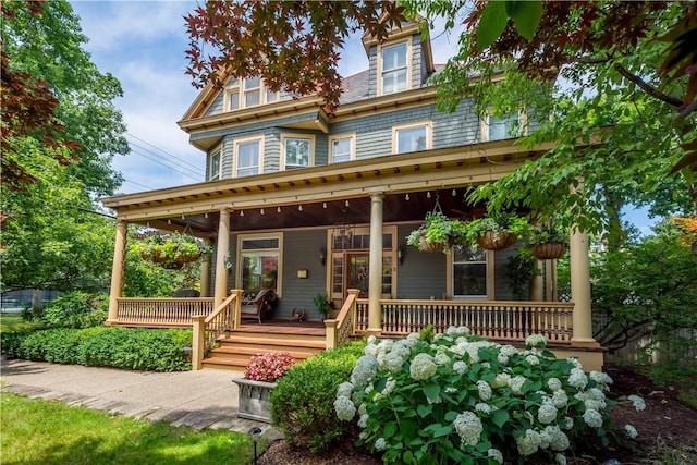 victorian home with a porch