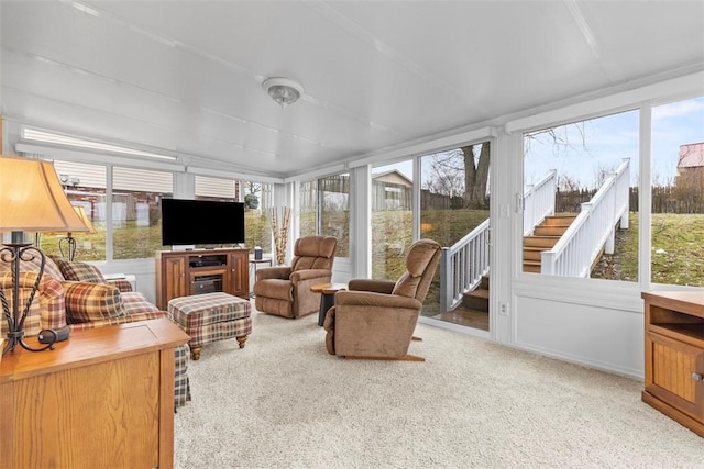 sunroom featuring a healthy amount of sunlight