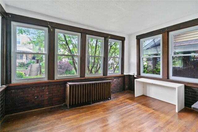 7807 Union Ave, Swissvale, PA 15218 - unfurnished sunroom with radiator