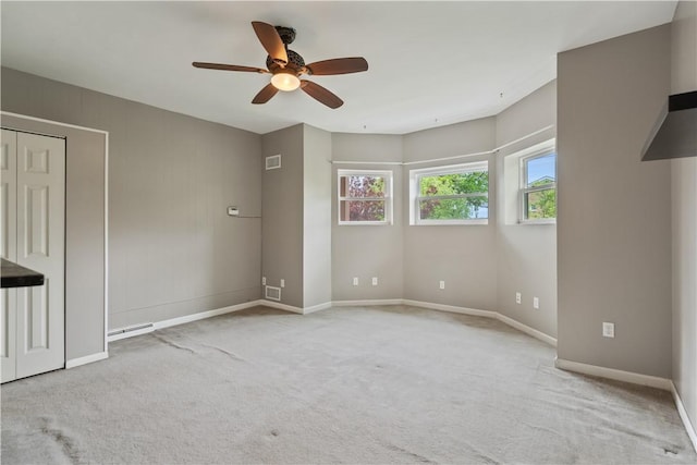 2101 Lonsdale St, Reserve, PA 15212 - unfurnished bedroom featuring carpet flooring, baseboards, and ceiling fan