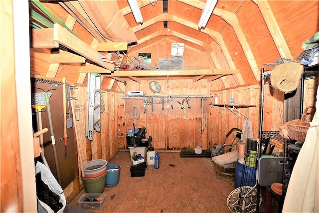 view of storage