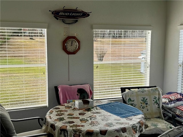 view of dining area