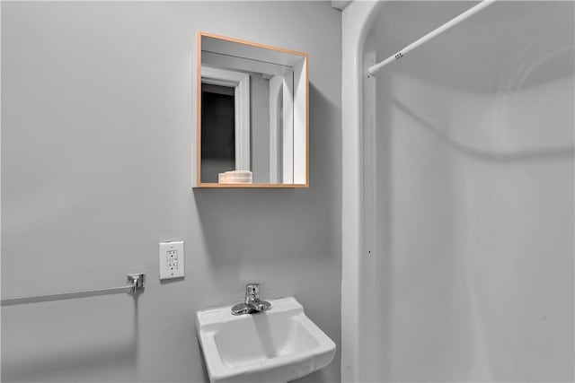 bathroom with a sink