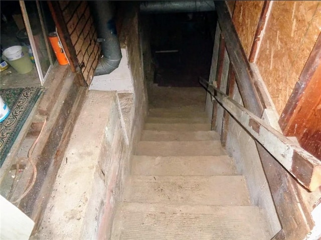 view of staircase