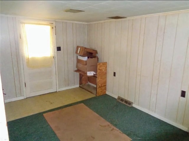 storage room featuring visible vents