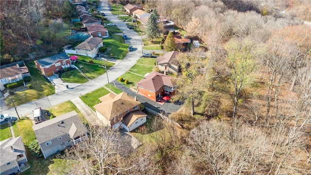 birds eye view of property featuring a residential view