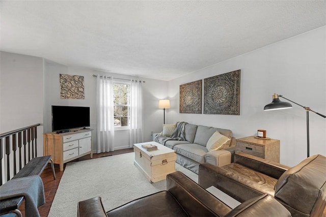 living room featuring wood finished floors