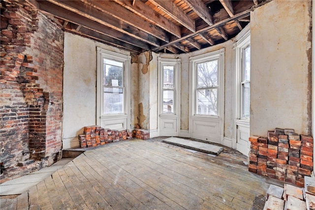 miscellaneous room featuring hardwood / wood-style floors