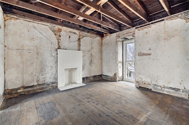 interior space featuring hardwood / wood-style floors