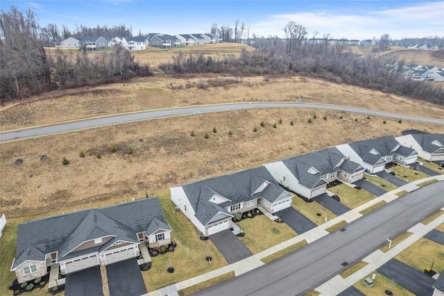 drone / aerial view featuring a residential view