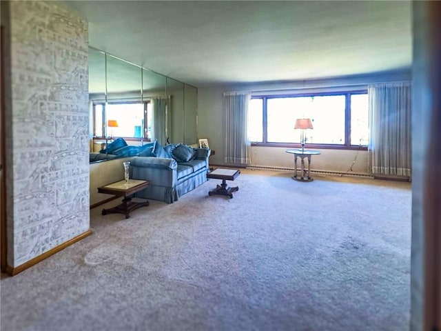 720 Dogwood Ln, Hermitage, PA 16148 - carpeted living area featuring baseboards