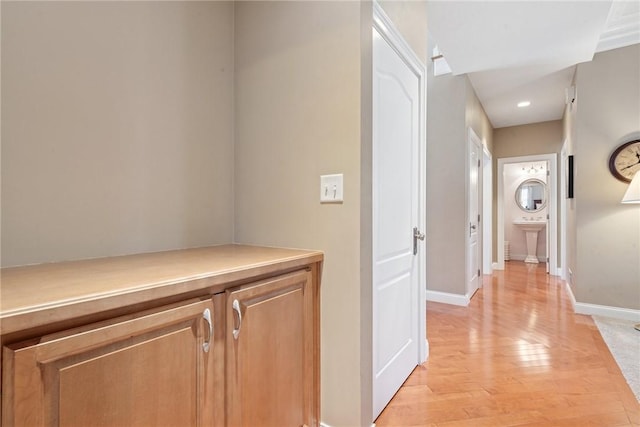 1012 Country Club Dr, Penn Twp Wml, PA 15644 - hallway with light wood-type flooring and baseboards