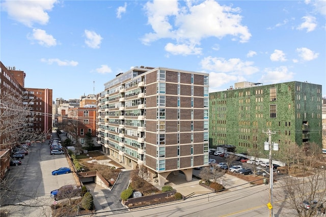 view of property with a view of city