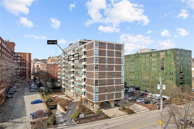 view of property with a view of city