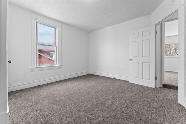 empty room with carpet floors