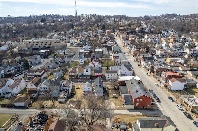 birds eye view of property featuring a residential view