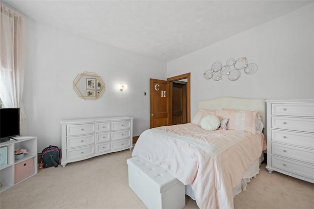 bedroom featuring carpet flooring