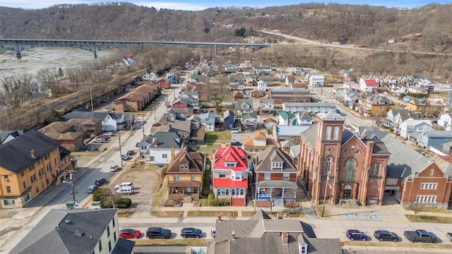 birds eye view of property featuring a residential view