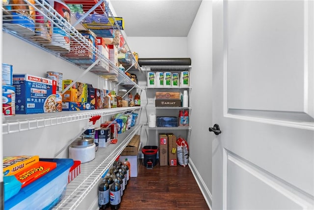 view of pantry