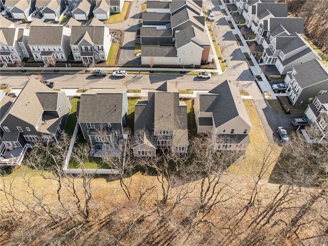 drone / aerial view featuring a residential view