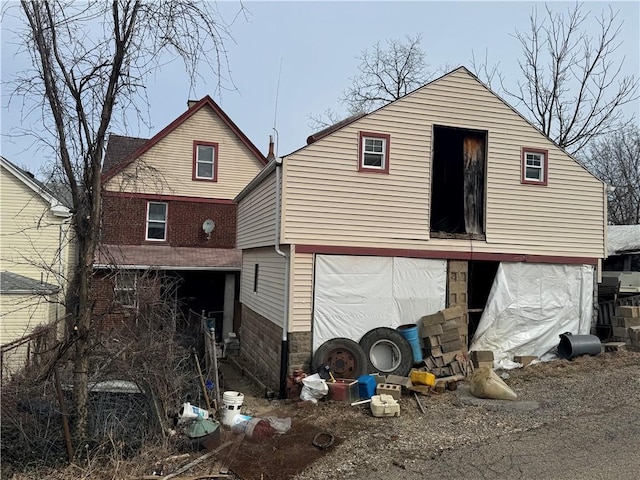 view of rear view of house