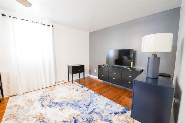 127 Stickle Rd, Chippewa Twp, PA 15010 - living room featuring wood finished floors and baseboards