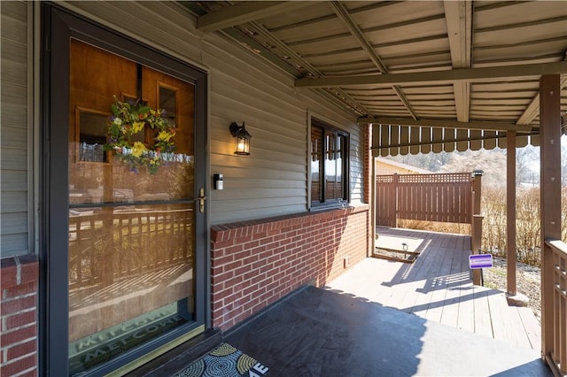 view of patio