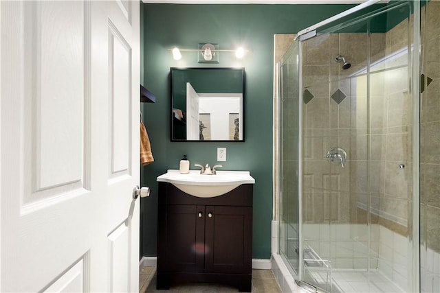 919 Eleanor St, South Side, PA 15203 - full bathroom with vanity and a shower stall