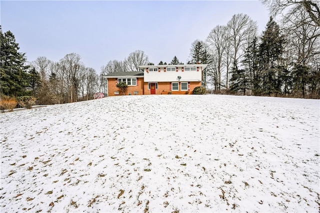 view of rear view of property