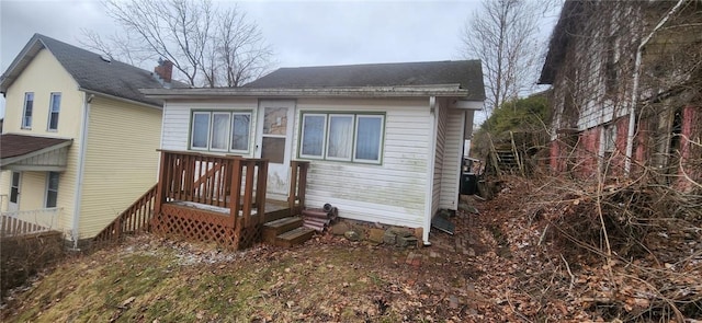 view of rear view of house