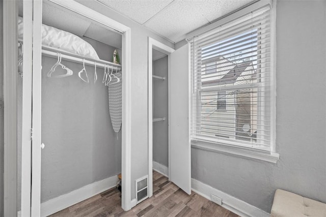 closet featuring visible vents