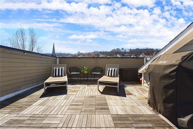 view of patio / terrace featuring area for grilling