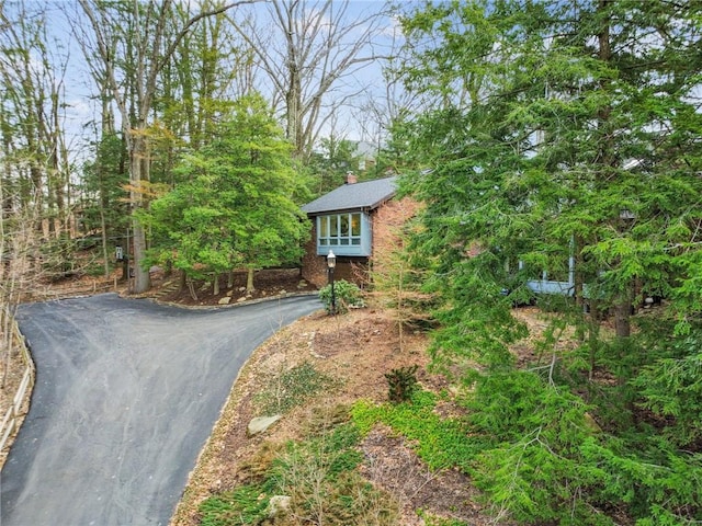 view of front of home with driveway