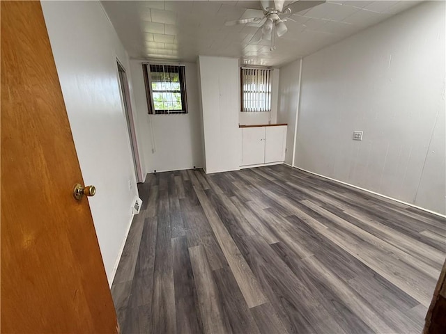 705 E 18th Ave, Munhall, PA 15120 - unfurnished room with dark wood finished floors and a ceiling fan