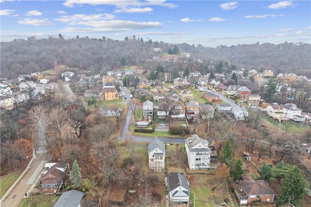 birds eye view of property featuring a residential view