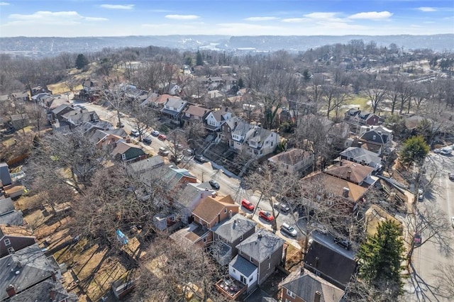 birds eye view of property featuring a residential view