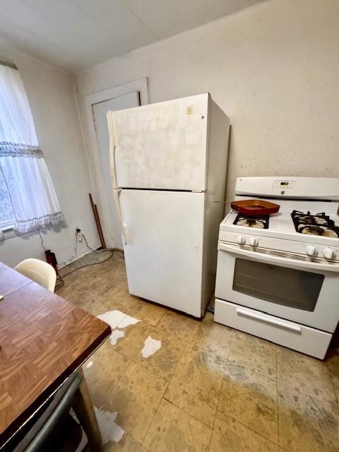 kitchen featuring white appliances