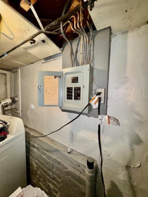 utility room featuring electric panel