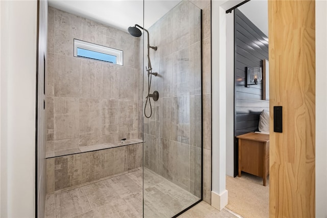 full bath featuring walk in shower