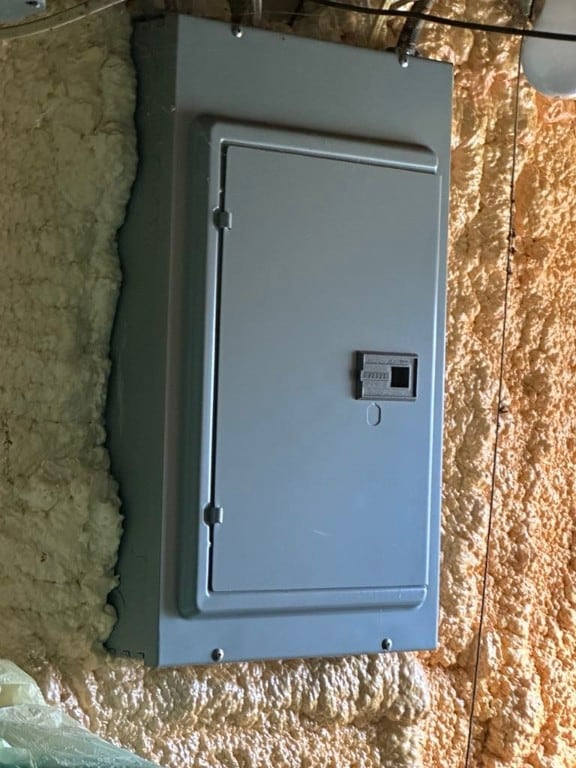 202 Central Ave, Chicora Boro, PA 16025 - utility room with electric panel