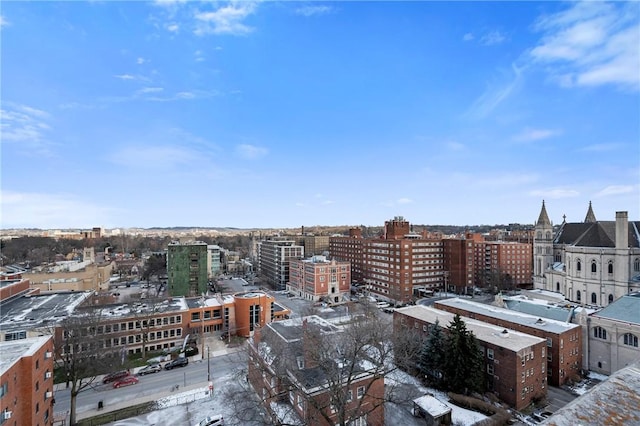 exterior space featuring a city view