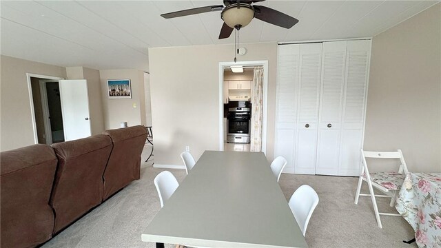 5 Bayard Rd Unit 113, Shadyside, PA 15213 - carpeted dining room with ceiling fan