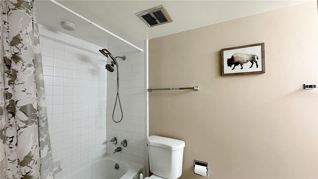 5 Bayard Rd Unit 113, Shadyside, PA 15213 - bathroom featuring toilet, visible vents, and shower / bathtub combination with curtain
