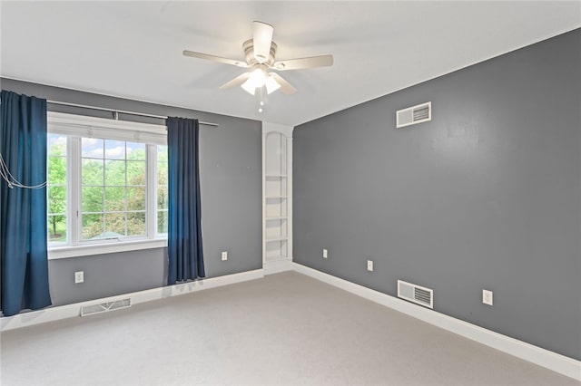 103 Ridgemont Dr, Cranberry Twp, PA 16066 - carpeted spare room featuring ceiling fan and baseboards