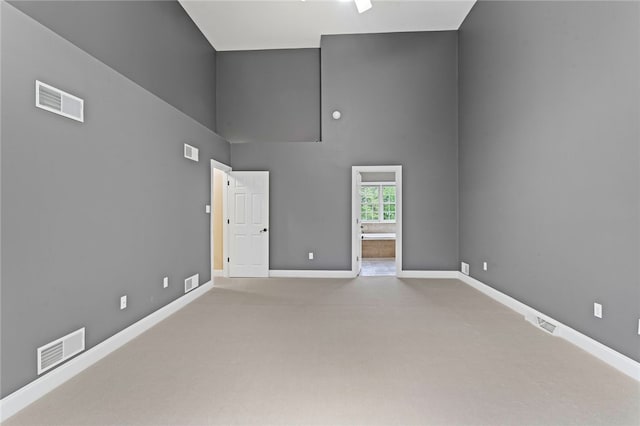 103 Ridgemont Dr, Cranberry Twp, PA 16066 - carpeted spare room with a high ceiling and baseboards
