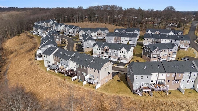 birds eye view of property featuring a residential view