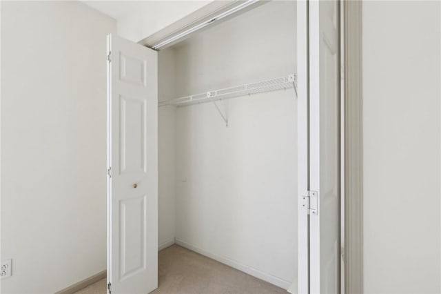 view of closet